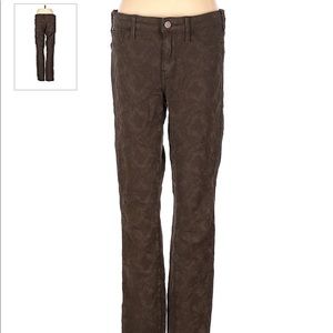 Pilcro embossed floral jeggings